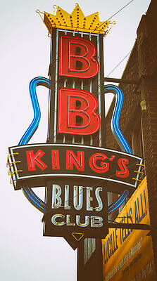 BB King's Blues Club Sign Photograph