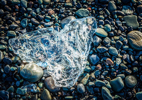 Nature Wall Art featuring the photograph Beach Jewelry - Iceland Ice Photograph by Duane Miller