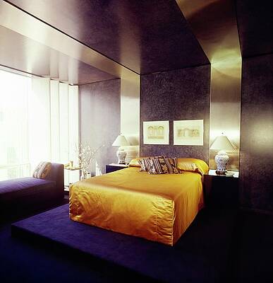 Tower Photograph - Bedroom In Olympic Tower by Horst P. Horst