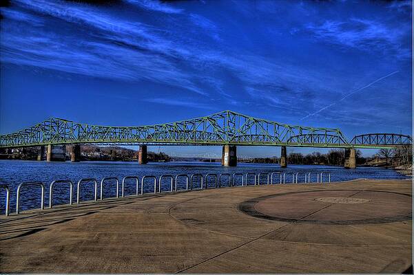 West Virginia Photograph - Belpre Bridge by Jonny D