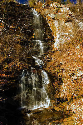 North Carolina Wall Art featuring the photograph Big Bradley Falls 4 by Flees Photos
