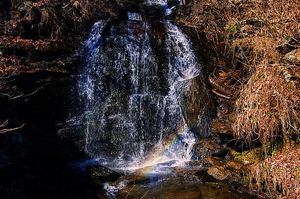 North Carolina Wall Art featuring the photograph Big Bradley Falls 5 by Flees Photos