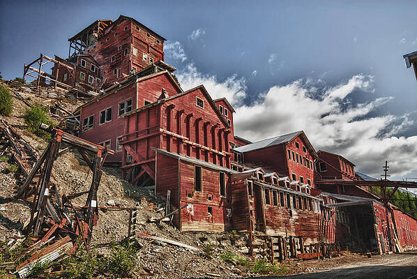 Forsake Wall Art featuring the photograph Big Red Mine by Ghostwinds Photography