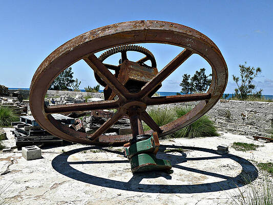 Historical Wall Art featuring the photograph Big Wheel by Richard Reeve