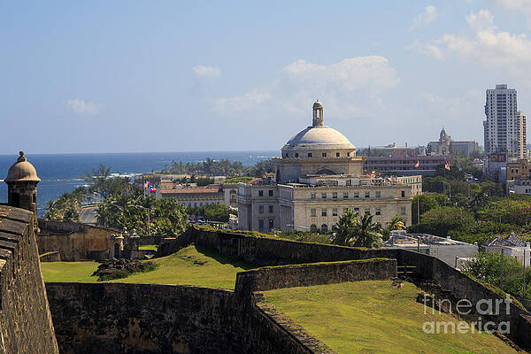 Puerto Rico Wall Art featuring the photograph Birds Eye View Of El Morro by Mary Lou Chmura