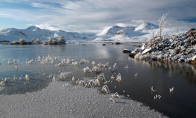 Scottish Highland Wall Art featuring the photograph Black Mount Rannoch Moor by Grant Glendinning