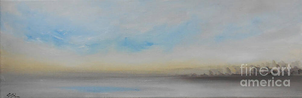 Wave Painting - Bliss 2 by Jane See