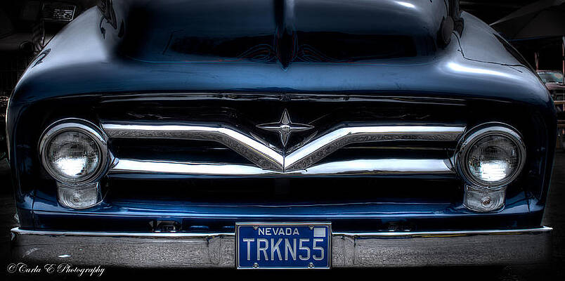 Show Wall Art featuring the photograph Blue 55 by Carla E