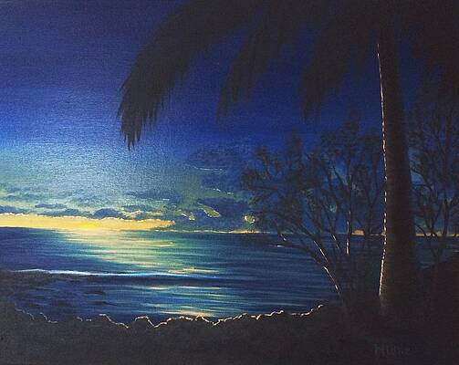 Blue Painting - Blue Hawaii by Marlene Little