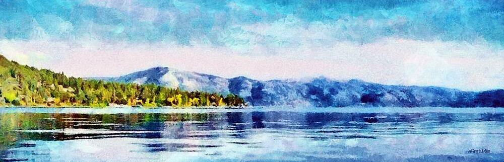 Tranquil Mountain Lake View Wall Art