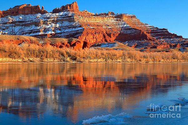 Utah Photograph - Blurred Utah Reflections by Adam Jewell