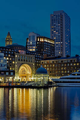 Usa Wall Art featuring the photograph Boston Harbor by Susan Candelario