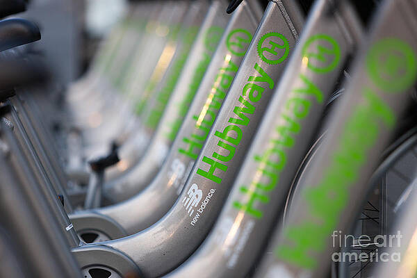 Massachusetts Wall Art featuring the photograph Boston Public Bikes II by Clarence Holmes