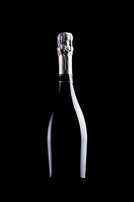 Wall Art featuring the photograph Bottle Of Champagne by Goodlifestudio