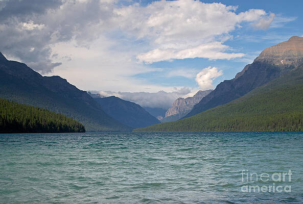 Glacier National Park Photograph - Bowman Lake In Glacier National Park by Natural Focal Point Photography