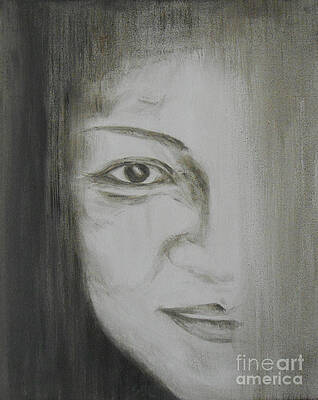 Minimalist Wall Art featuring the painting Breaking Out by Jane See