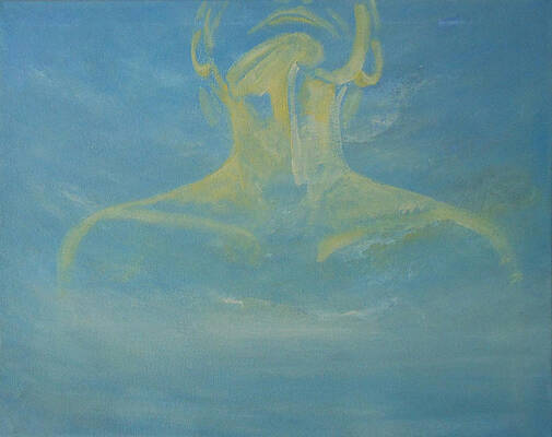 Sky Painting - Breathe by Jane See