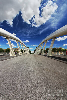 Sky Wall Art featuring the photograph Bridge Arch by Stefano Senise