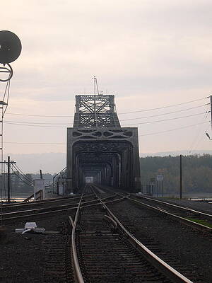 Washington Photograph - Bridge Over The Columbia by C Thomas Cooney