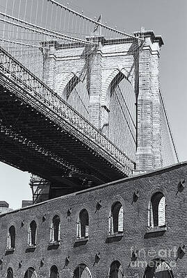 Wall Art featuring the photograph Brooklyn Bridge And The Tobacco Warehouse II by Clarence Holmes