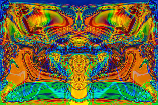 Painting - Bug Eyed Monster by Omaste Witkowski