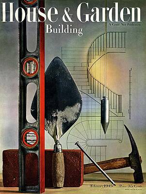 Staircase Photograph - Building Tools Against Stairs by Rolf Tietgens