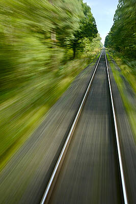 Wall Art featuring the photograph Bullet Train by Owen Weber