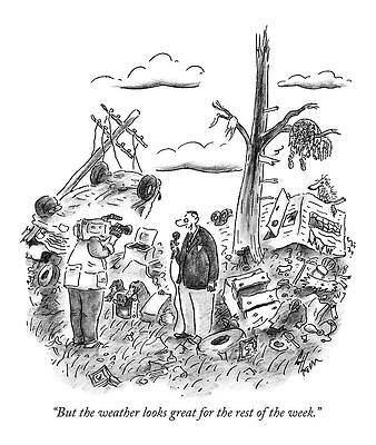 Natural Drawing - But The Weather Looks Great For The Rest by Frank Cotham