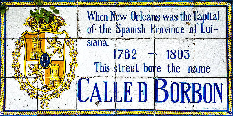 Spanish Street Sign in New Orleans Wall Art