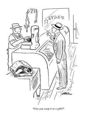 Meat Drawing - Can You Wrap It As A Gift? by  Alain