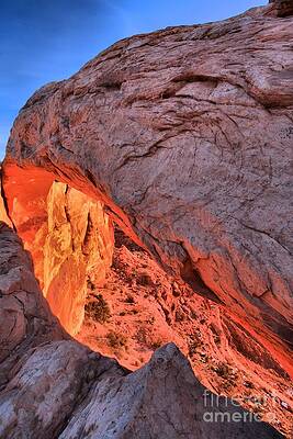 Wall Art featuring the photograph Canyonlands Orange Band by Adam Jewell
