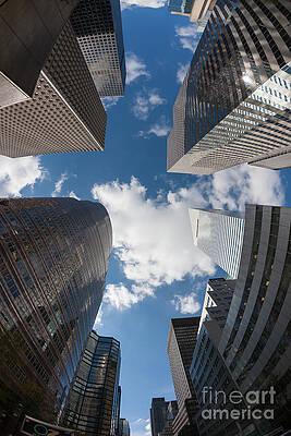Wall Art featuring the photograph Canyons Of New York I by Clarence Holmes