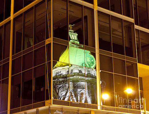 Reflection Photograph - Capitol Reflection by Steven Ralser