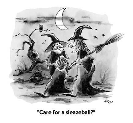 Candy Drawing - Care For A Sleazeball? by Lee Lorenz