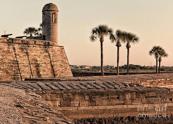 Wall Art featuring the photograph Castillo De San Marcos by Mary Lou Chmura