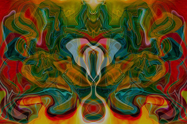 Painting - Casting Spells by Omaste Witkowski