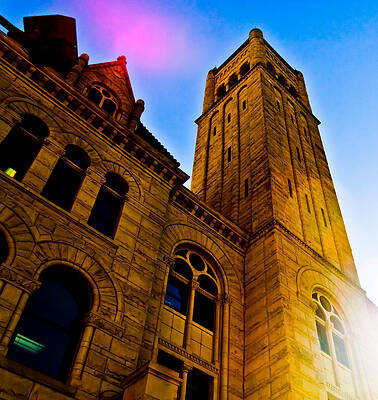 Wall Art featuring the photograph Castle Tower by Jonny D