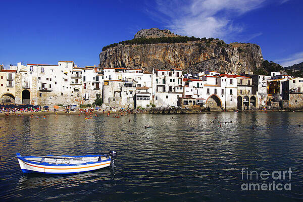 Transportation Wall Art featuring the photograph Cefalu - Sicily by Stefano Senise