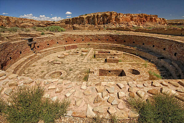 Sacred Wall Art featuring the photograph Chaco Kiva III by Ghostwinds Photography