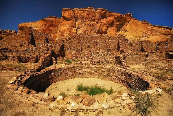 Sacred Wall Art featuring the photograph Chaco Kiva IV by Ghostwinds Photography