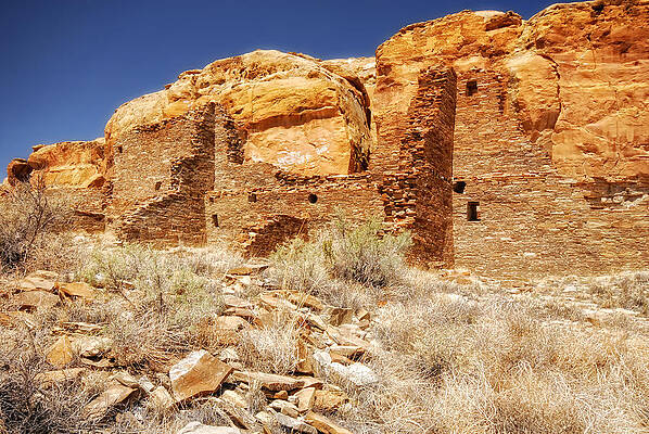 Sacred Wall Art featuring the photograph Chaco Mesa Homes by Ghostwinds Photography