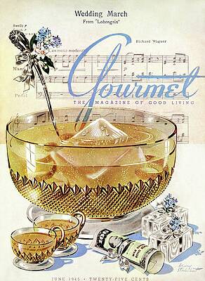 Nineteenth Century Wall Art featuring the photograph Champagne Punch And The Wedding March by Henry Stahlhut