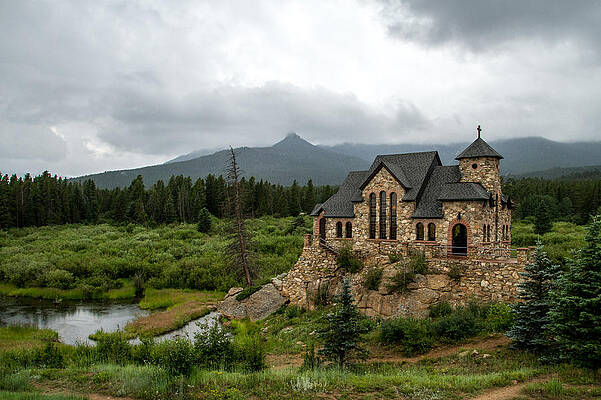 Nature Photograph - Chapel On The Rock by Jeff Stoddart