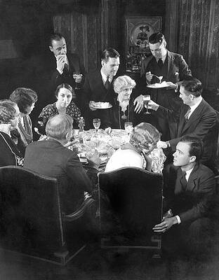 Group Of People Photograph - Characters Of The Hallam Family On The Booth by Edward Steichen