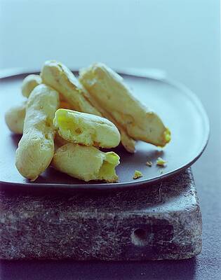 Baking Wall Art featuring the photograph Cheese Puffs by Romulo Yanes