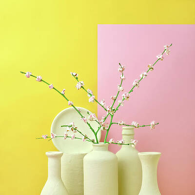 Minimalist Floral Still Life Wall Art