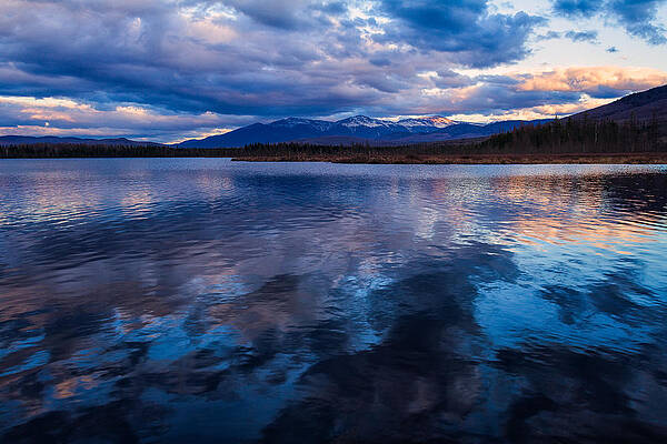 Cloud Wall Art featuring the photograph Cherry Pond Cloud Reflections by Jeff Sinon