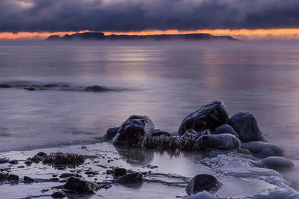 Wall Art featuring the photograph Chilly Sunrise by Linda Ryma