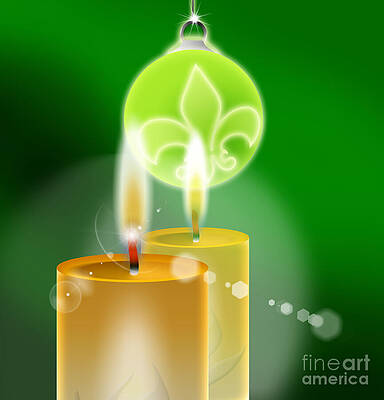 Painting - Christmas Background by Stefano Senise