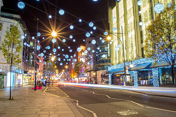Christmas in Oxford Street by Andrew Lalchan